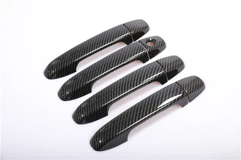 

For Toyota Camry 2012 2013 2014 2015 2016 Chrome Carbon Fiber Car Side Door Handle Cover Trim Sticker Car Styling Accessories