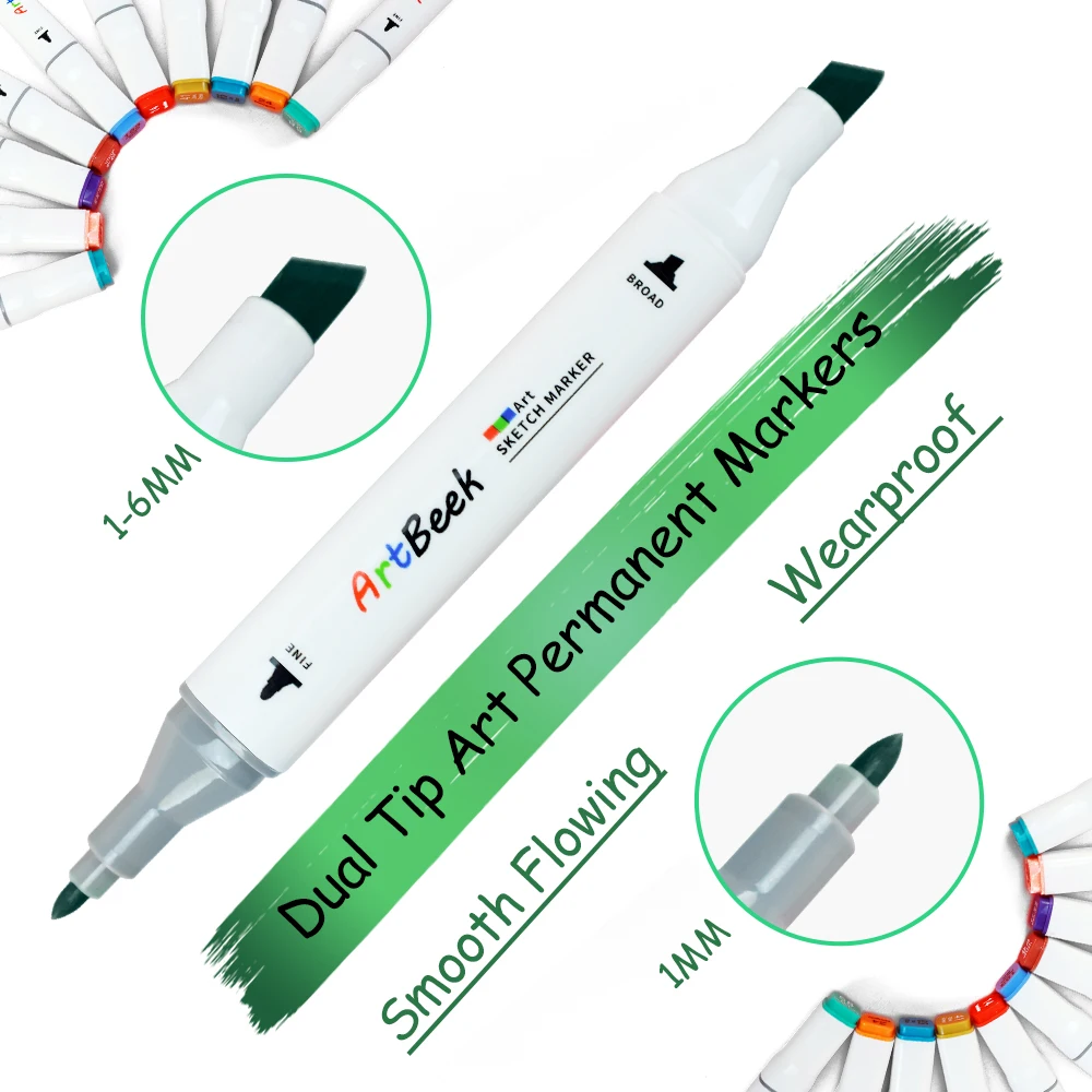 ArtBeek Markers Sets for Drawing Painting Set Sketch Pen 40/60/80 Colors For Manga School Art Supplies permanent marker pen marker pens color marker pens permanent marker permanent markers pen marker paint marker pen markers pen marker pen acrylic paint markers