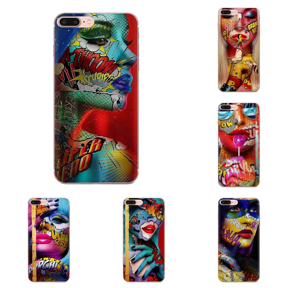 Artistic Colorful Girl Classic Transparent Soft Case Covers For Xiaomi Redmi Note 2 3 3S 4 4A 4X 5 5A 6 6A Pro Plus | Мобильные