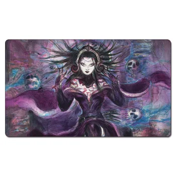

(Liliana, Dreadhorde General)Board Game MGT Table Game Playmat Size 60X35 Cm Mousepad Custom Design Rug with Free Gift Bag