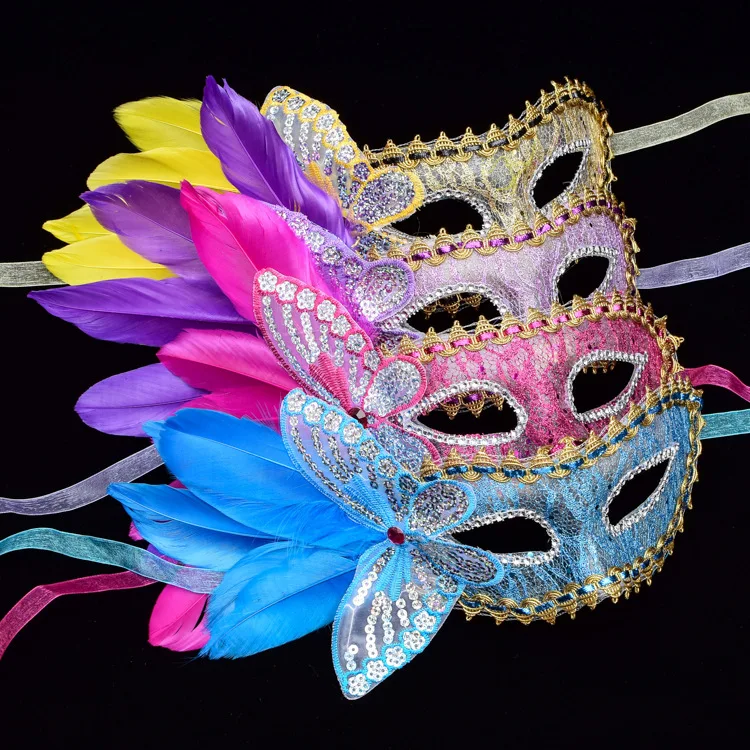 Sexy Party Women Princess Girl Venetian Carnival Half Face Ball Masquerade Masks Dance Halloween Festival Purim Mask | Дом и сад