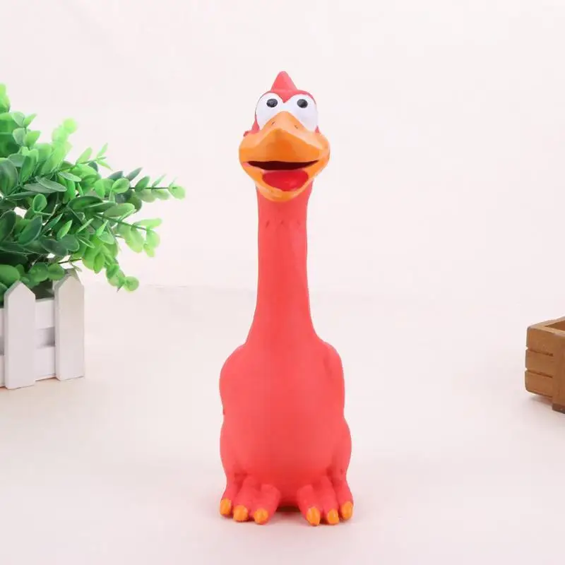 Пищевая курица забавная игрушка для собак Щенок кричащая резиновая игрушка для собак латексная пищалка Жевательная для дрессировки игрушки продукты