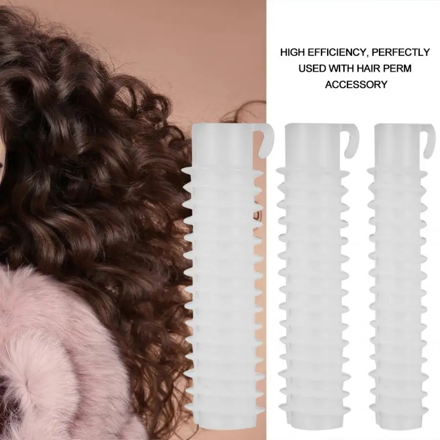 

30pcs/Box Spiral Perm Rod Hair Rollers Curler Hairdressing Tool for Hair Salon Long Styling Barber Salon Tool