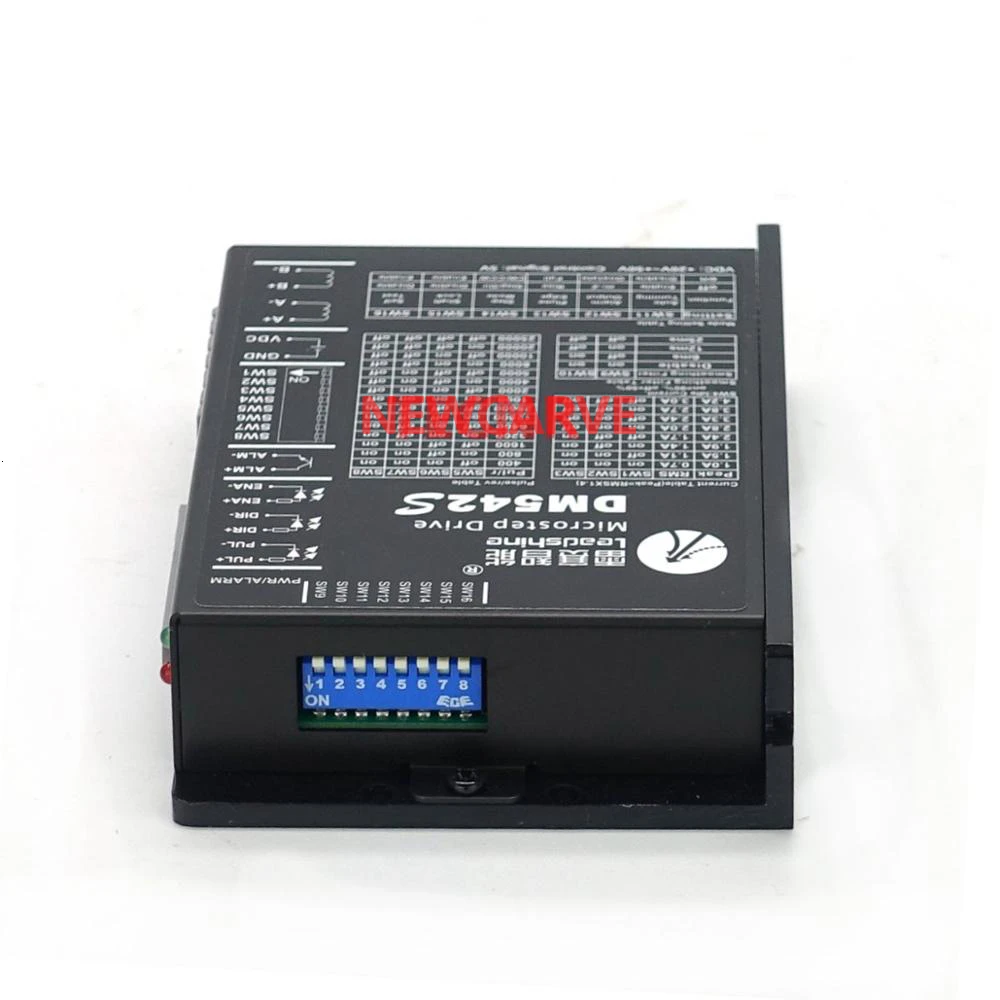 DM542S Leadshine 2PH 4.2A DC драйвер для NEMA23 NEMA17 57 мм 42 мм гибридный шаговый двигатель заменить DM542 M542 M542C NEWCARVE