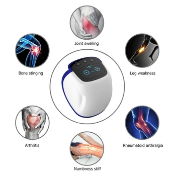 

LLLT 650nm Heating Laser Electric Knee Massager Knee Joint Sports Injury Pain Relief Device