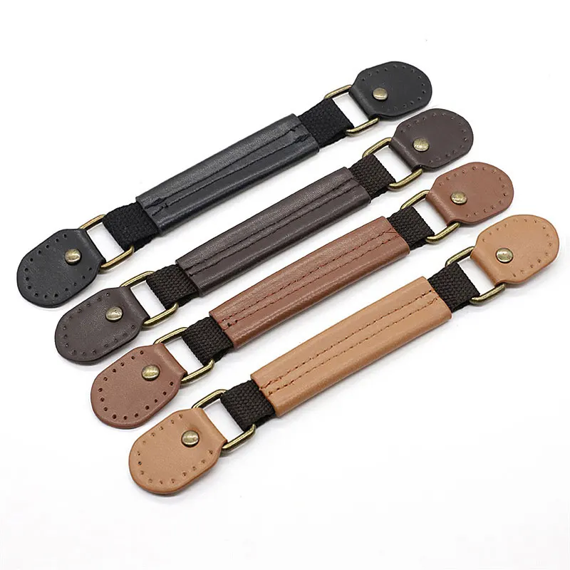 Unisex Handle Handbag Strap LuggageGift Box Decoration Accessories Simple PU Furniture Door Pull Handle Suitcase Handle