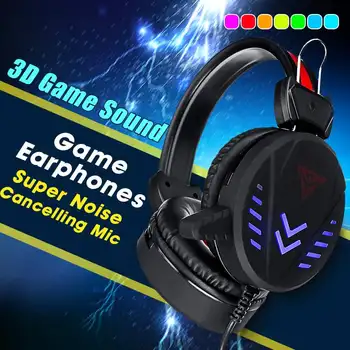 

Headset Bass Gaming Headphones Game Earphones Casque with Mic for PC Mobile Phone New Xboxs One Tablet