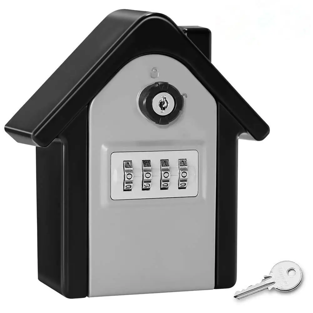 Photo Product Large Anti-Theft And Anti-Theft Password Key Box Security Lock Metal Storage Box Suitable For Multi-Occupation Key Insurance Box