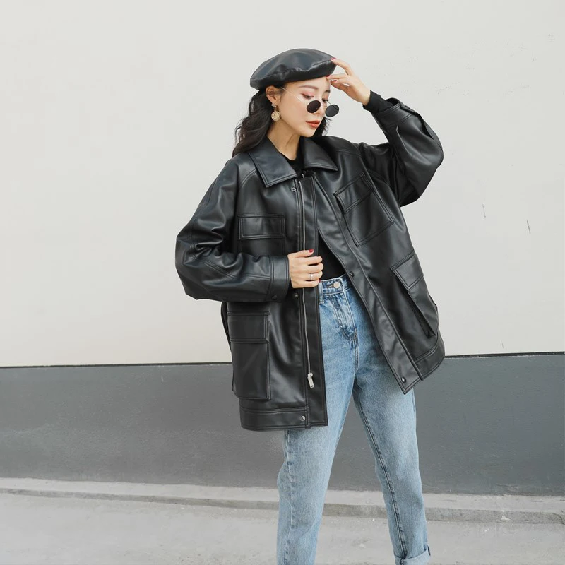 Dfour Montone Giubbotto Montone Scamosciato Giubbotto Aviatore