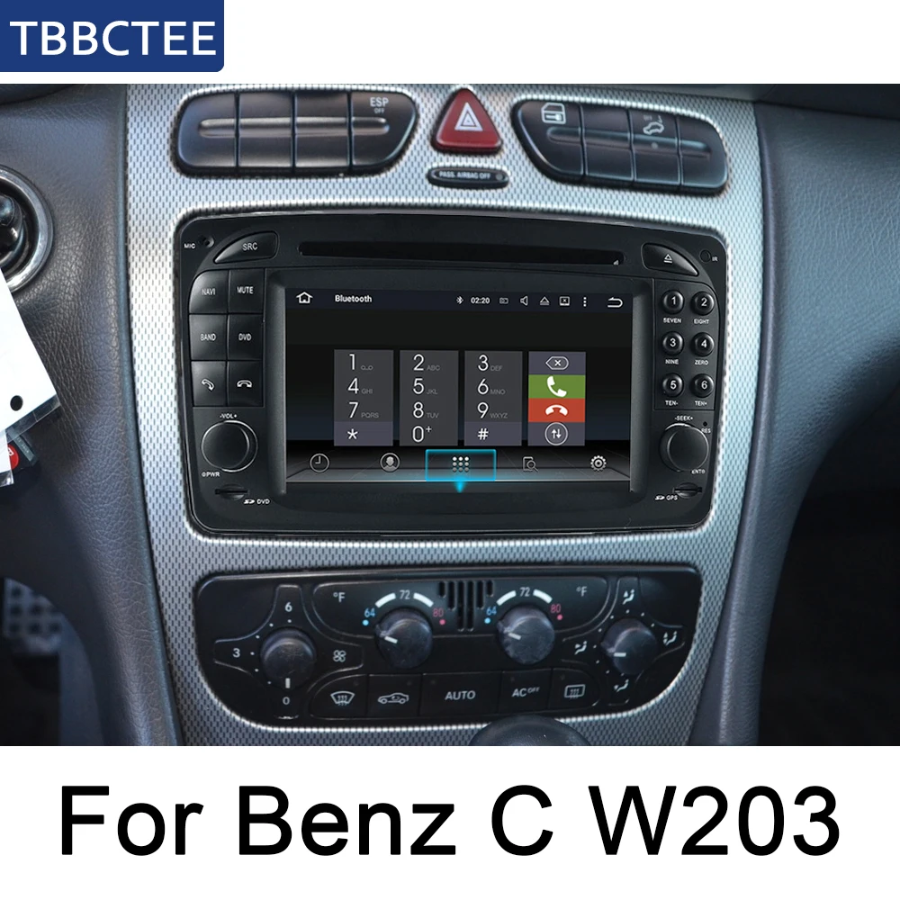 Автомобильный мультимедийный плеер для Mercedes Benz C Class W203 2001 ~ 2004 NTG Android радио GPS