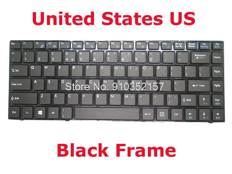 US клавиатура для MSI CR480 CX420MX CR420 CX420X EX465MX EX465X FR400 FR420 FX420 GE40 2OC из 2 предметов U270DX X350 X360
