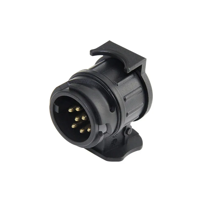 

12V 13 To 7 Pins Plug Adapter Electrical Converter Truck Trailer Connector European Standard Round Hole Trailer Plug Truck Cable