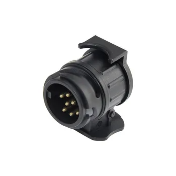 

12V 13 To 7 Pins Plug Adapter Electrical Converter Truck Trailer Connector European Standard Round Hole Trailer Plug Truck Cable