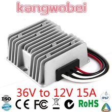 

36V to 12V 15A DC DC Step Down Power Converter Adapter 36V-12V Golf Cart Voltage Regulator Voltage Reducer with CE RoHS