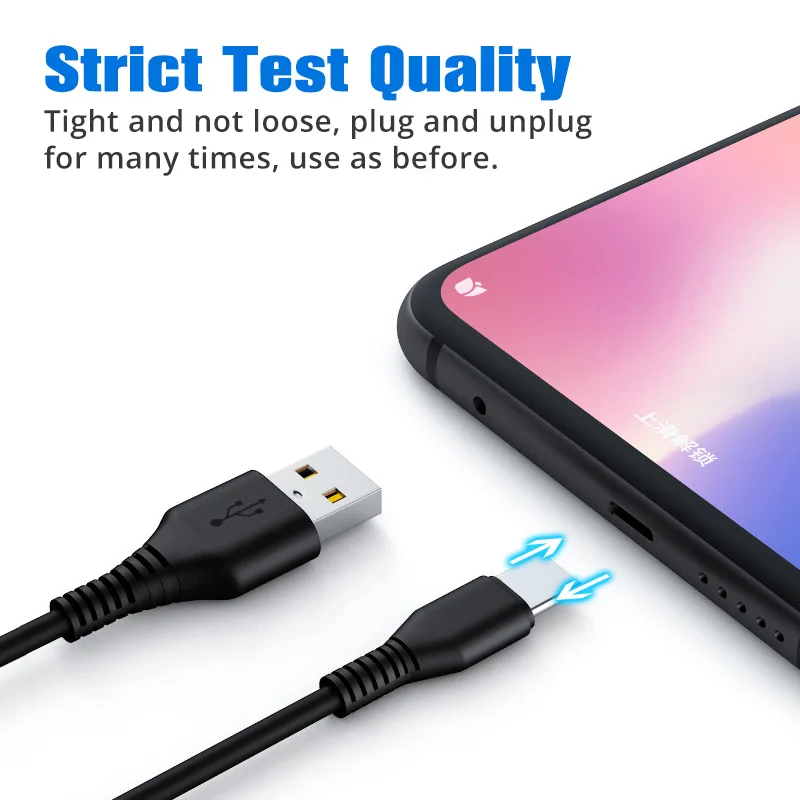 Кабель Micro USB FONKEN, кабель-разветвитель 2 в 1 типа C, зарядный кабель 2 USB, внешний кабель, кабель Android для Xiaomi Samsung ► Фото 3/6