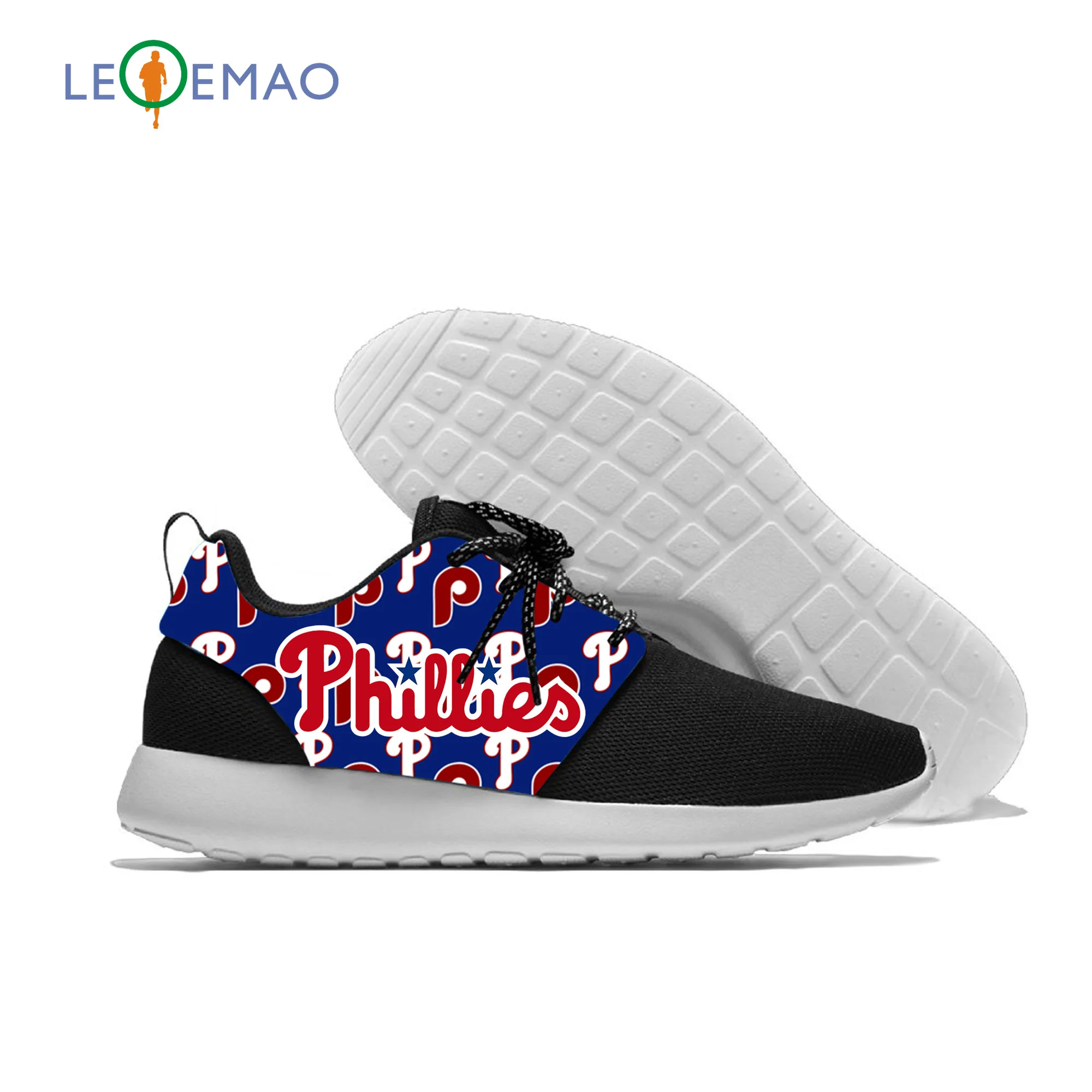 На заказ Phillies логотип для мужчин/женщин модные легкие сетчатые кроссовки бега