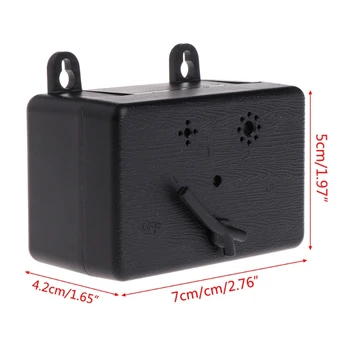 

OOTDTY Mini Outdoor Anti Barking Device Ultrasonic Dog Bark Control Sonic Deterrents Silencer Tools