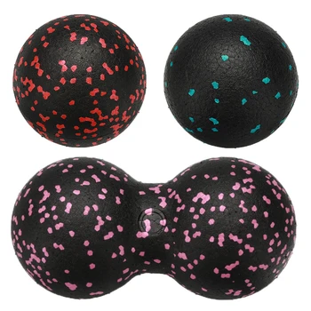 

8/10cm 16X8CM Peanut Round Ball Massage Ball Traning Fitness Ball Double Lacrosse Mobility Release Deep Tissue EPP Health Care