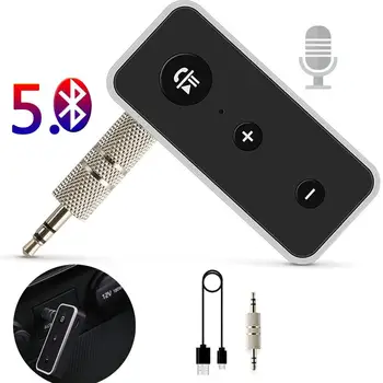 

Bluetooth 5.0 Adapter Audio Receiver Bluetooth Adapter Speaker Audio Receiver For Car Stereo Wireless Aux 3.5mm Jack Receiver