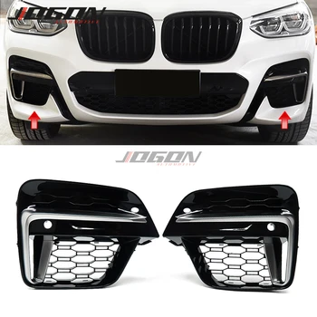 

Car Accessories Front Fog Light Cover Trim Grill Grille Fender Protection Trim For BMW X3 G01 / X4 G02 2018 2019 2020