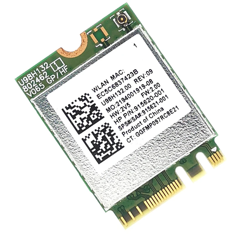 RTL8821CE 802.11AC 1X1 Wi Fi + BT 4 2 комбо адаптер карта SPS 915621 001 беспроводная сетевая для Hp ProBook