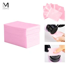 700 個糸くずの出ないナプキンネイルポリッシュリムーバー綿パッドワイプナプキンマニキュアペディキュアゲルツール(China)