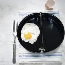 Кухонный поддон для сковороды со складной ручкой антипригарная сковорода напольная Портативная Складная кастрюля черно-белая с рисунком жарки