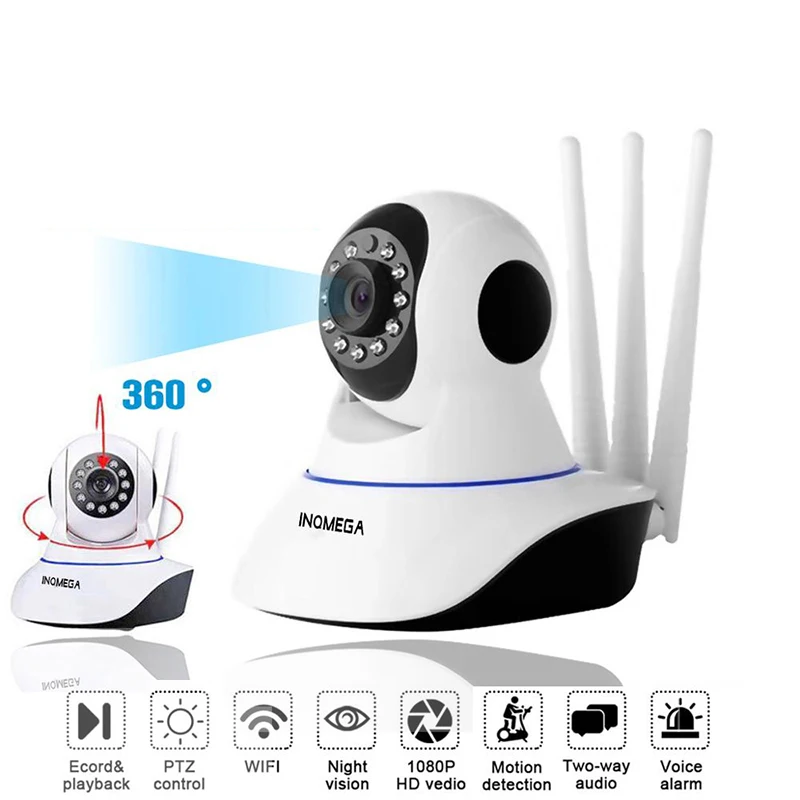 INQMEGA HD 1080P беспроводная WIFI ip камера домашняя охранная монитор умная сетевая видео