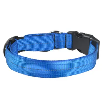 

Safety LED Dog Collar USB Rechargeable with Water Resistant Flashing Light For Small Medium Large Dogs