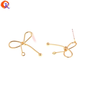 

Cordial Design 100Pcs 21*25MM Jewelry Making/Earring Stud/Bowknot Shape/DIY Earring Accessories/Hand Made/Earring Findings