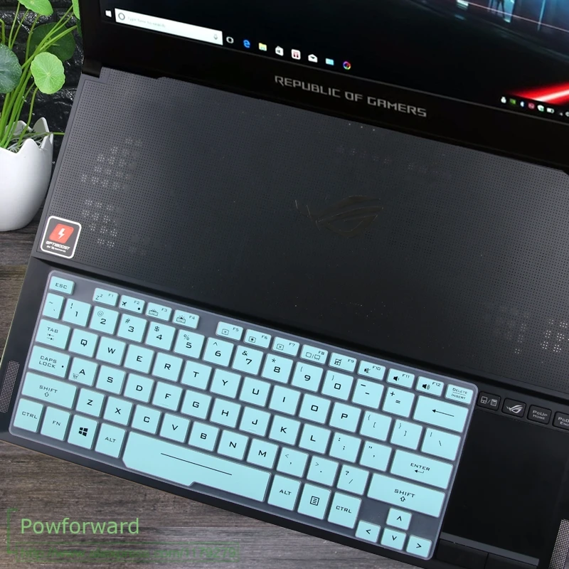 whiteblue Для ASUS ROG ZEPHYRUS S GX701 GX701GS GX701GWR GX701GXR GX701GX GX701G GX701GW 17,3 ''силиконовый защитный чехол для клавиатуры ноутбука - Цвет: whiteblue