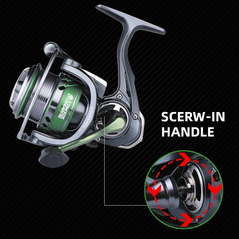 BEARKING Brand HJ series 7BB Stainless steel bearing 6.2:1 Fishing