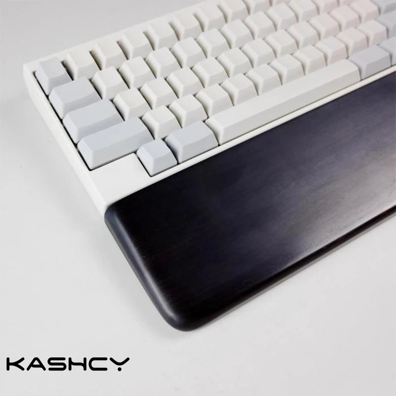 Cashmere Teclado Mecânico de Madeira Lisa Africano Descanso de Palma da Mão para Teclado Ergonômico Gamer Suporte para Pulso Almofada 60 87 104 108 Teclas