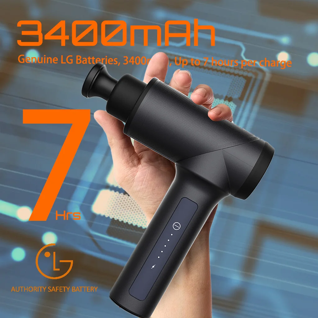 Pistola de masaje de percusión MUTTUS M30, portátil, el mejor masajeador de  tejido profundo para alivio del dolor muscular, 3200 por minuto, 35 50 Db  Noi|Fascia arma| - AliExpress