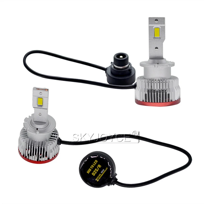 SKYJOYCE 2PCS D2S LED Car Lights D2R LED Canbus Headlight Bulb Lamp 70W 12000LM White LED to Replace HID Conversion Ballast Kit (6)