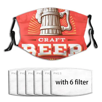 

Craft Beer Adults Mask With Replaceable Filter Dust Mask Face Mask