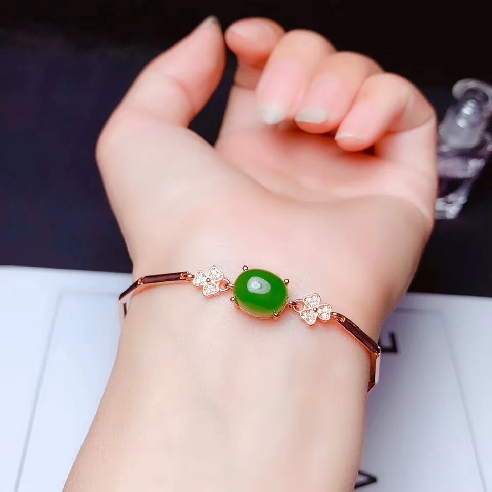 

Natural Jasper bracelet, simple and delicate, affordable. Adjustable size 925 Silver