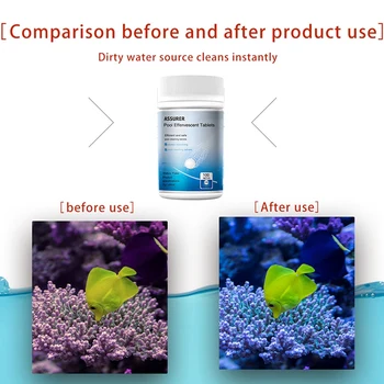 

Promotion! 100G Effervescent Tablets Swimming Pool Cleaning Tablets Disinfection Pills Chlorine Instant Pool Tubs Spas Cleaning