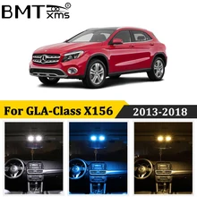 BMTxms 15 Uds LED de cúpula Interior de coche luz Canbus para Mercedes Benz clase X156 GLA180 GLA200 GLA220 GLA250 GLA45 AMG