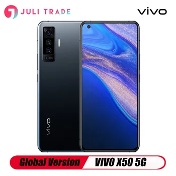 Перейти на Алиэкспресс и купить Смартфон глобальная версия VIVO X50, Snapdragon 765G, быстрая зарядка, 33 Вт, 48 МП, сканер отпечатка пальца, 90 Гц, частота обновления, 6,56 дюйма