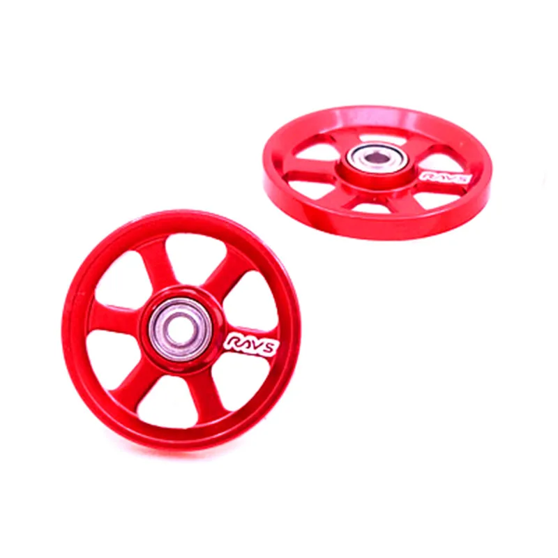 Parti Autofatte Dei Rulli Di Alluminio 19Mm Te37 Di Rfdtygr Per Il Mini 4Wd 19Mm Di Tamiya Guida Di Alluminio Colorata Te37 D009 2 Set/Lotto