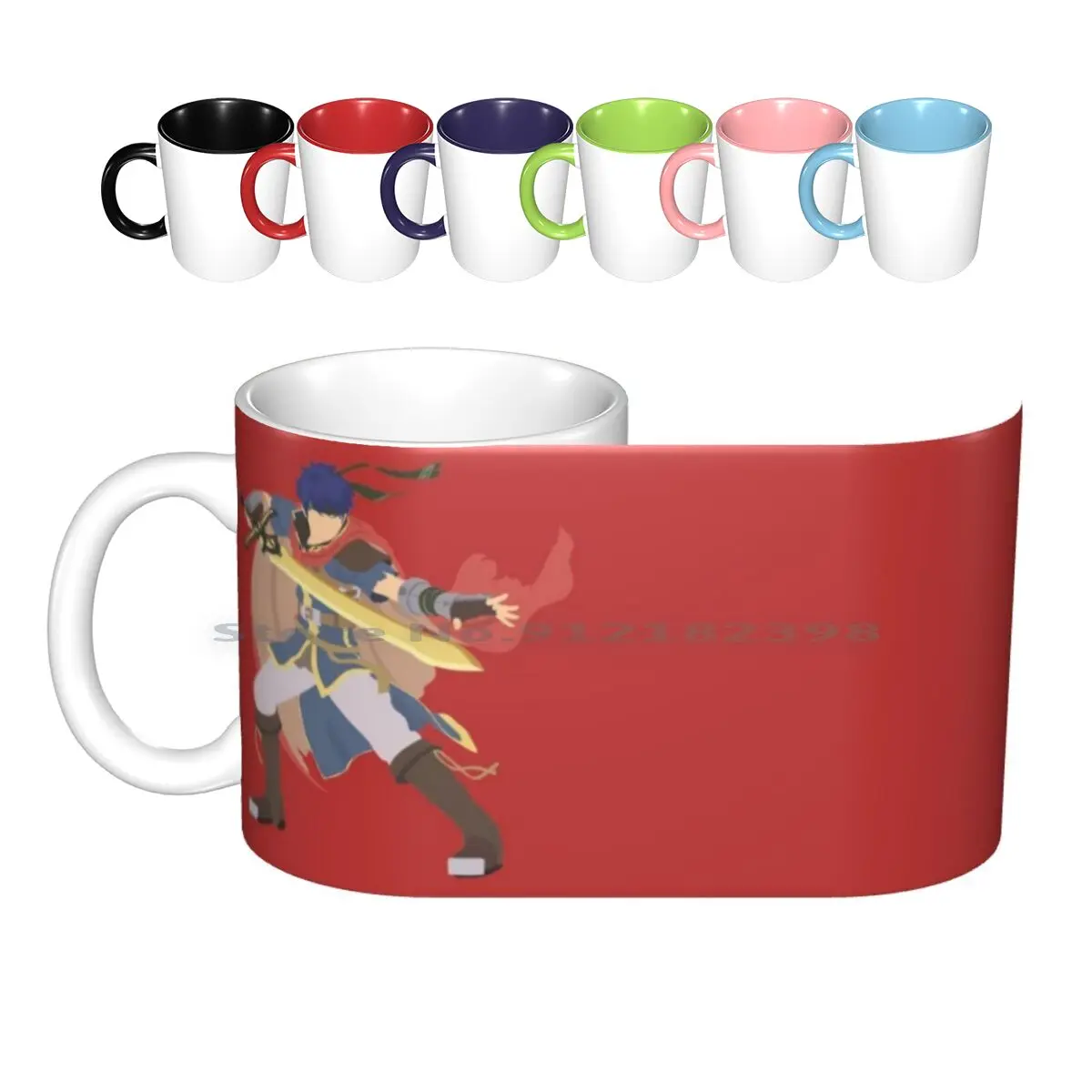 Ultimate Ike Blocky Tazze In Ceramica Tazze Da Caffè Tazza Da Tè Al Latte Super Smash Bros Ultimate Super Smash Bros Smash Bros Smash Fire