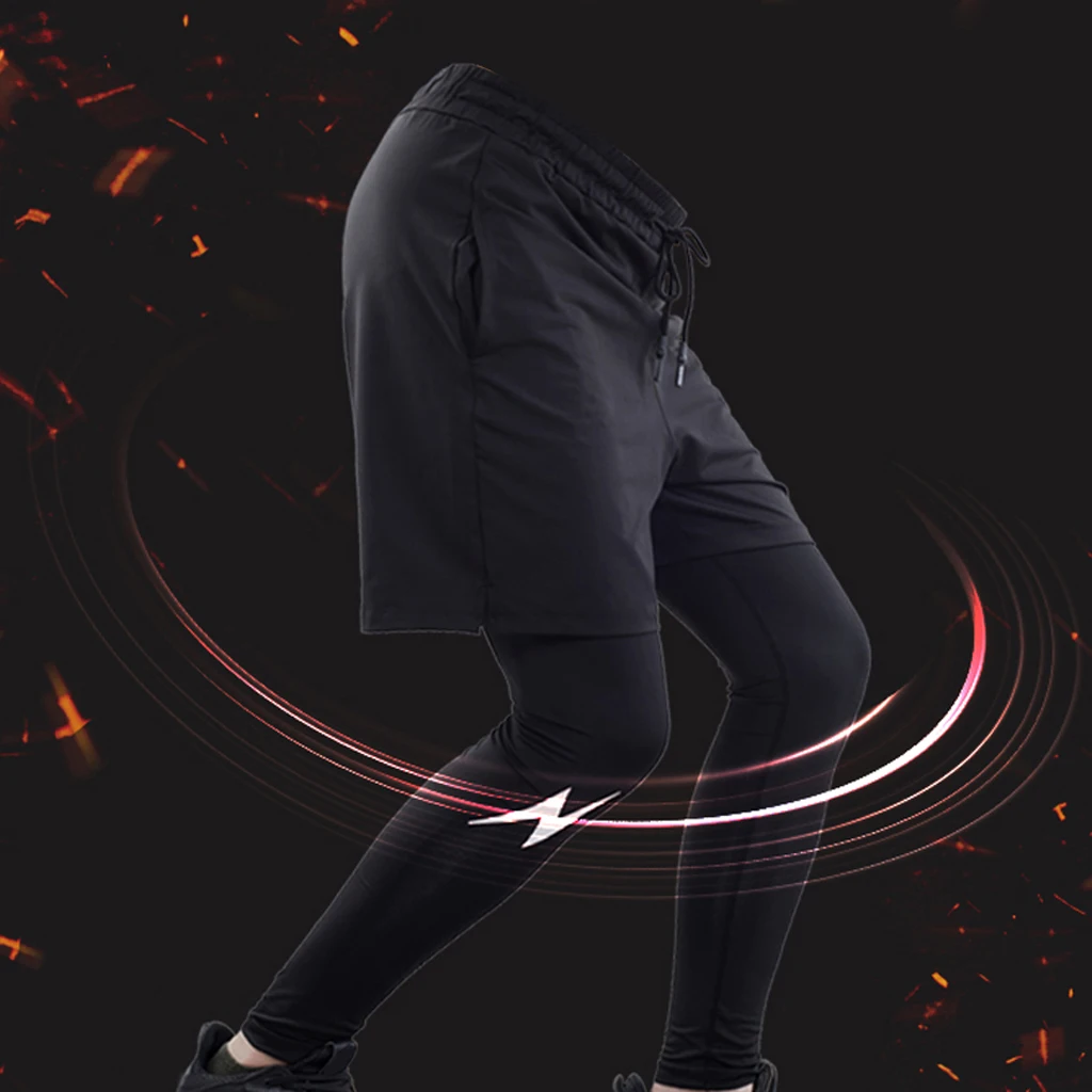 Men's Sports Leggings Fitness Pants Quick Dry MTB Mountain Rode Bike Bicycle Cycling Running Compression Sports Cycle Pants 