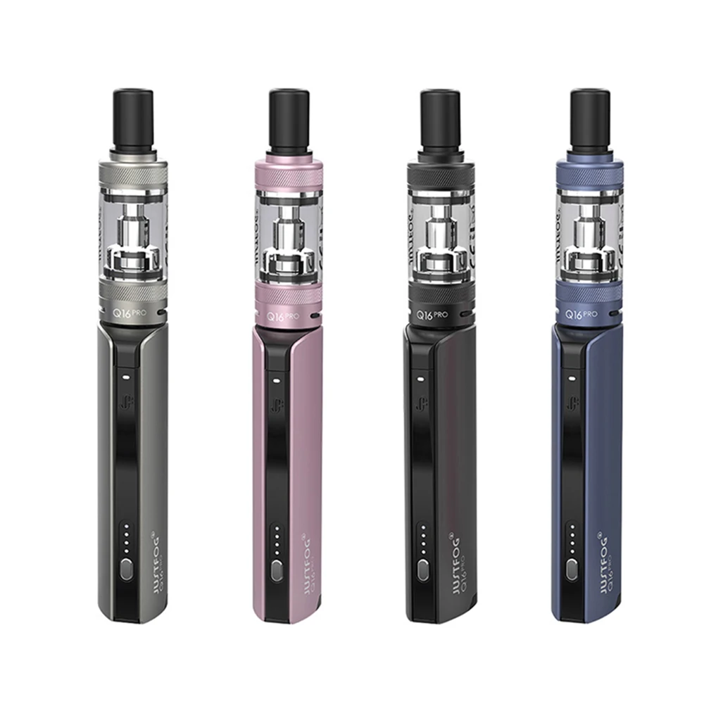 Оригинальный JustFog Q16 Pro комплект 900 мАч с 510 нитки и 1 9 мл распылитель Напряжение Vape