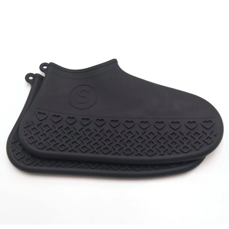 1 пара Водонепроницаемый чехол для обуви Противоскользящий прочный белый/красный/синий силиконовый непромокаемый чехол для обуви для наружного бытовые товары