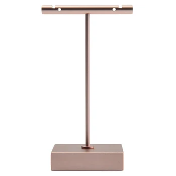 

Metal T- Shape Earring Display Stand Showcase Organizer Earring Tree