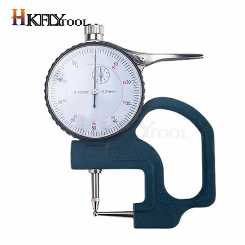 0-20mm Dial Thickness Gauge Curved Tip 0-10mm For Hollow Pipe Or Circular Tube Caliper Gauge flat head thickness digital tester for Thickness Gauge