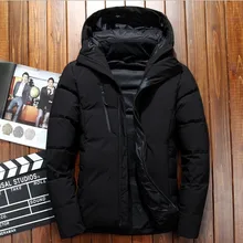 Хорошее высокое качество, 91% белый утиный пух, толстый пуховик, Мужское пальто, зимние парки, Мужская теплая брендовая одежда, зимний пуховик, верхняя одежда