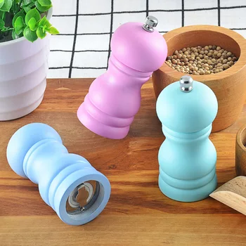 

Pepper Mill Salt Mill Wooden Manual Spice Grinder With Adjustable Robust Ceramic Grinder Kitchen Accessories Для Кухни