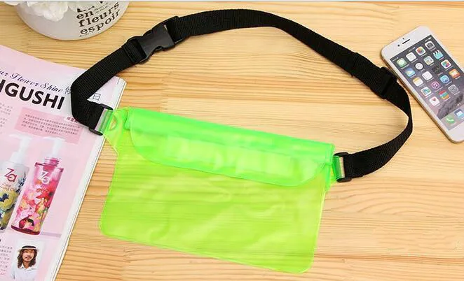 Водонепроницаемый дрейф дайвинг плавательный мешок подводный сухой плечо поясная сумка карманная сумка для мобильного чехол для телефона чехол/камера - Цвет: Green